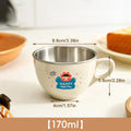 Ljojo 170ml Double Wall Stainless Steel Water Cup for Kids