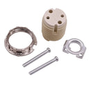 G9 Ceramic Lamp Holder Socket 110-240V Halogen Lighting Accessories by Ljojo