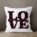 Ljojo LOVE Print Cushion Cover for Home Decor