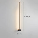 Nordic Long Line Led Wall Lamp Modern Minimalist Home Decoration by Ljojo