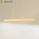 Ljojo Industrial Minimalist Art Wood LED Pendant Lights for Living Room Chandelier