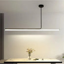 Modern Long Strip LED Pendant Lights | Sleek Chandelier for Living Room by Ljojo