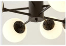 Nordic Glass LED Chandelier Modern Pendant Light for Living Room Kitchen Dining Room by Ljojo