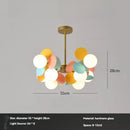 Nordic Colorful Living Room Chandelier Magic Bean Designer Modern Simple Light Luxury Ljojo