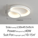 Modern Round LED Ceiling Light Adjustable Brightness Living Room Bedroom Dining Room Home Decor Ljojo