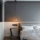 Ljojo Glass Ball LED Pendant Light - Modern Hanging Chandelier for Home Decor