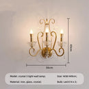 American Retro E14 Led Chandelier: French Style White Metal Candle Pendant Light by Ljojo