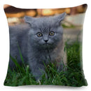 Cute Cat Print Fold Ear Pet Pillowcase for Cozy Home Decor by Ljojo