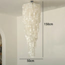Crystal Chandelier Stair Pendant Lamp Living Room Interior Lighting by Ljojo