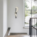 Minimalist LED Wall Lamp Shaped Line Art Decor Lights for Modern Living Room by Ljojo
