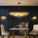 Ljojo Luxury Crystal Chandelier LED Lighting for Living Room Decoration