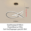 Ljojo LED Chandelier: Modern Ceiling Lights Fixture for Home Lighting, Living Room, Dining Room, Bedroom