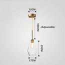 Modern Glass LED Pendant Light Chandelier for Living Room - Ljojo
