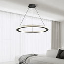 Modern Minimalism Round Ring Led Pendant Lights - Copper Chandeliers by Ljojo
