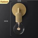 Ljojo LED Copper Wall Lamp for Restaurant Living Room TV Background Lighting