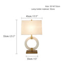 Ljojo Marble Table Lamp - Modern LED Desk Light for Home Decor