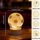 Glow-in-the-Dark Football Night Light - Sports-Themed Desk Lamp | Ljojo