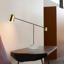 Ljojo Marble Base Adjustable Desk Lamp - Modern Design for Living Room, Study, Bedroom