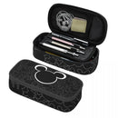 Ljojo Mickey Mouse Pencil Bag: High Capacity Makeup and Stationery Case