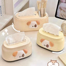 Ljojo Luxury Tissue Box Holder for Table - Home Decor & Makeup Storage
