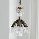 French Pastoral Retro Restaurant Crystal Chandelier for Bedside Cloakroom by Ljojo