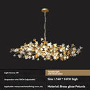 Ljojo Luxury Villa Designer Crystal Chandelier - Coppe Ceiling Crystal Branch Chandeliers