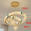 Ljojo Luxury Crystal Chandelier for Living Room and Bedroom Lighting