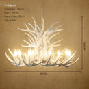 Medieval Wood Branch LED Pendant Chandelier - Stylish Hand-Knitted Design for Home Decor