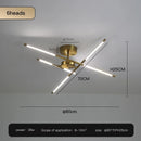 Ljojo LED Stick Shape Chandelier Pendant Light for Modern Home Decor