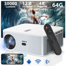Ljojo™ 4K Android12 Projector 30000 Lumens Full HD 1080P 3D Home Theater 5G WiFi