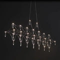 Modern LED Pendant Light Chandelier for Home Decoration by Ljojo | Chic Strip Design