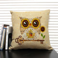 Ljojo Mermaid Linen Cushion Cover for Living Room Sofa Decoration