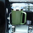 Ljojo 24oz Double Wall Coffee Tumbler with Handle Lid Stainless Steel Insulated Cup