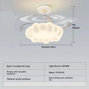 Children LED Ceiling Fan Light | Modern Eye Protection Pendant Lamp by Ljojo