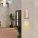 Yellow Travertine Wall Lamp Japanese Style for Bedroom Corridor Aisle - Ljojo