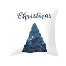 Ljojo Light Luxury Blue Abstract Print Throw Pillow Cover - Marble Stripe