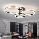 Modern LED Ceiling Light Chandelier for Living Room Bedroom by Ljojo White Simple Home Decor Lighting