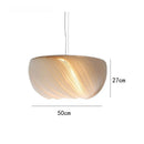 Nordic Sheepskin Pendant Light for Modern Minimalist Bedroom Decor by Ljojo