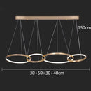 Ljojo LED Pendant Chandeliers for Modern Home Decor and Indoor Lighting