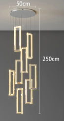 Ljojo LED Crystal Chandelier Ceiling Lamp for Elegant Indoor Lighting