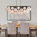Modern Designer LED Pendant Lights Golden Chrome Glass Balls Chandeliers by Ljojo