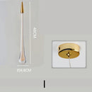 Modern Waterdrop Pendant Lamp LED Lighting Bedroom Living Room Dining Kitchen Stairwell Hanging Light by Ljojo