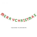 Ljojo Merry Christmas Hanging Banner Ornament: Xmas Home Decoration & Party Gift