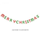 Ljojo Merry Christmas Hanging Banner Ornament: Xmas Home Decoration & Party Gift