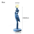 Ljojo Modern Art Floor Lamp Humanoid Sculpture LED Lighting for Living Room Atmosphere