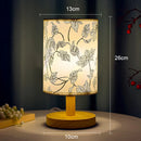 Ljojo LED Square Decoration Table Lamp Simple Chinese Style Dimmable Night Light EU Plug