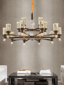 Ljojo Luxe Bubble Crystal Chandelier - Elegant Room Decor Lighting