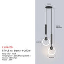 LED Restaurant Pendant Lights Chandelier Black Gold Nordic Luxury Kitchen Fixtures Ljojo