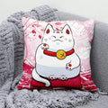 Ljojo Lucky Cat Japanese Style Sofa Bed Pillow Cover: Mount Fuji Japanese Art