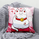 Ljojo Lucky Cat Japanese Style Sofa Bed Pillow Cover: Mount Fuji Japanese Art